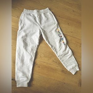 Rowing Blazers White Spell Out Embroidered Joggers